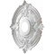 Ekena Millwork Attica PVC Medallion (Canopies up to 5 5/8"), 16"OD x 3 1/2"ID x 1"P, Universal Aged Metallic Rust CMP16ATDRU - alternate 3